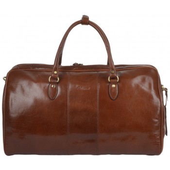 Дорожная сумка Ashwood Leather Charles chestnut brown